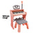25-Key Kids Piano Toy with Stand & Stool,Microphone - Multifunctional Electronic Keyboard for Boys Girls Gift Ages 3+ (White)