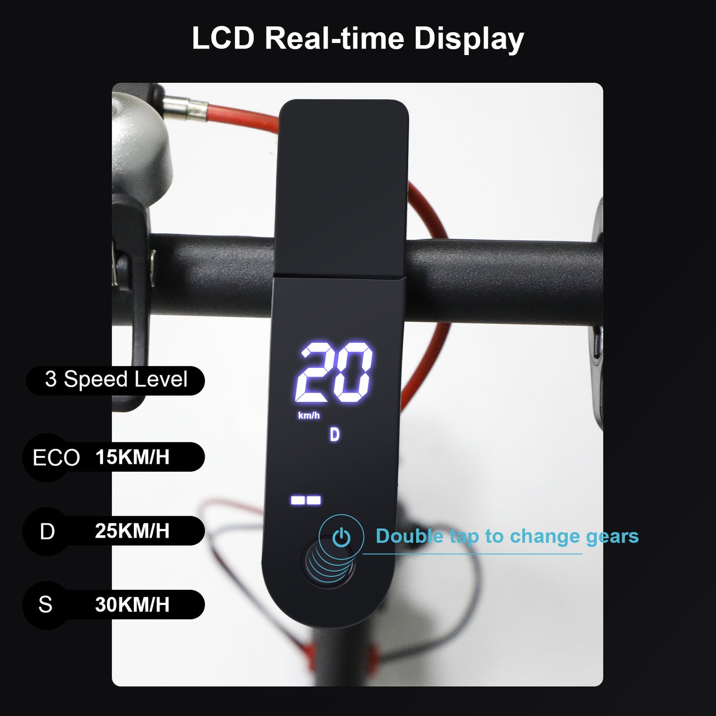 8.5" Folding Electric Scooter With app 350W 35KM Range 30km/h City Commute Red