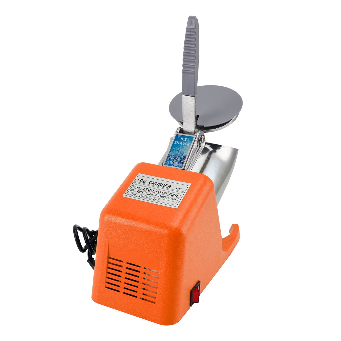 Electric Ice Shaver Machine – Dual Blade Shaved Ice & Snow Cone Maker for Home & Parties