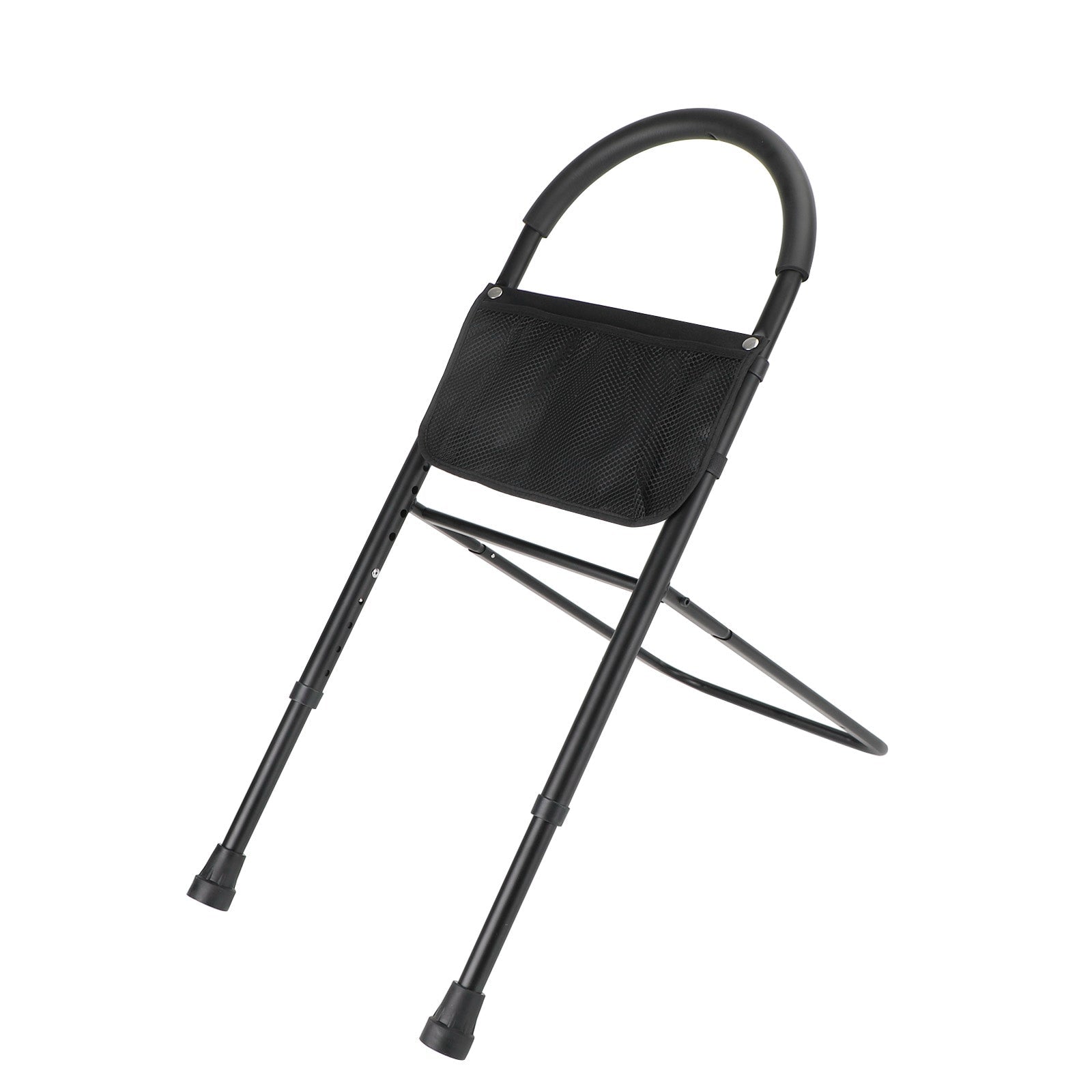Foldable Bed Rail Safety Assist Handle Hand Guard Grab Bar Elderly Handicap