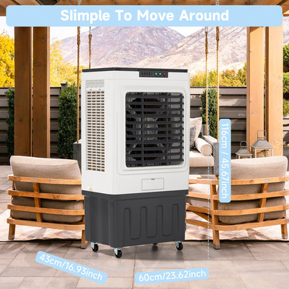 16 Gallon Evaporative Cooler 3000CFM Evaporative Air Cooler