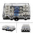 3-Way Mini ANL Power Distribution Block with 60A Fuses for Car Audio, Accepts 2/4GA In, 4/8GA Out