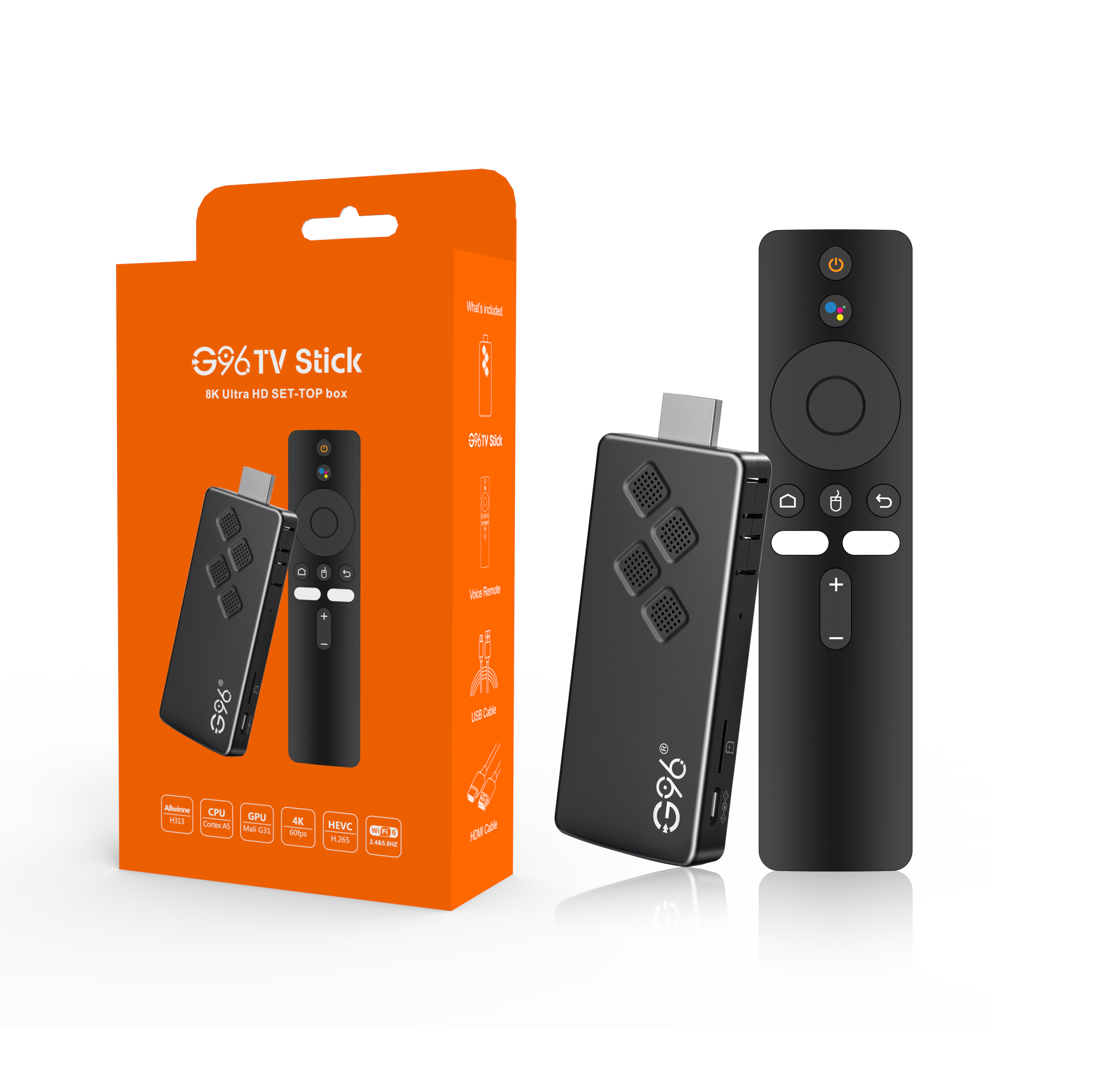 G96 TV Stick Android 13 | 2GB? | 4K Streaming with Bluetooth Remote