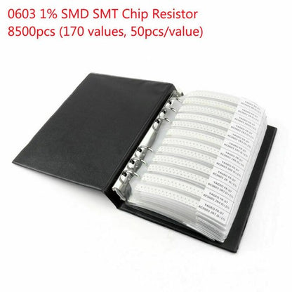 0201 0805 1206 0402 0603 1% SMD SMT Chip Resistor 170 Values Sample Book DIY UE