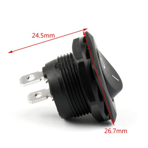 4PCS Waterproof SCI R13-135A Rocker Switch SPST 2Pin 10A/250VAC 16A/125VA
