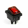 1Pcs RLEIL RL2-102 Waterproof IP65 Car Rocker Switch 4Pin ON/OFF 125/250VAC R NEW