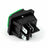 1℅ RLEIL RL2-102 Waterproof IP65 Car Rocker Switch 4Pin 125/250VAC Green P1