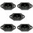 5X IEC320 C14 3 Pin Screw Mount Male Power Socket 10A 250V For Boat DIY AC-04 UE