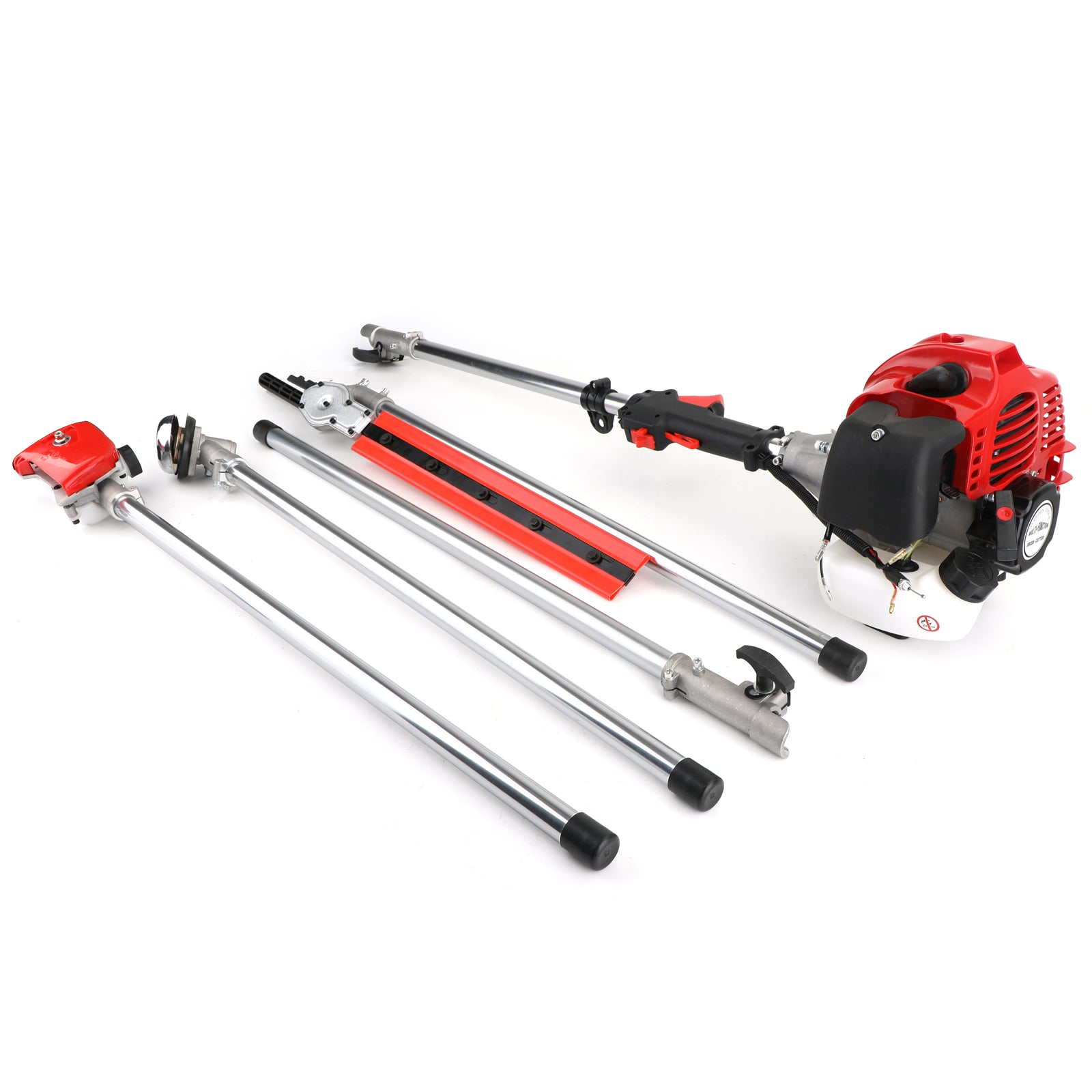 5-in-1 52cc Petrol Garden Tool Set – Hedge Trimmer, Chainsaw, Brush Cutter, Pole Saw & More