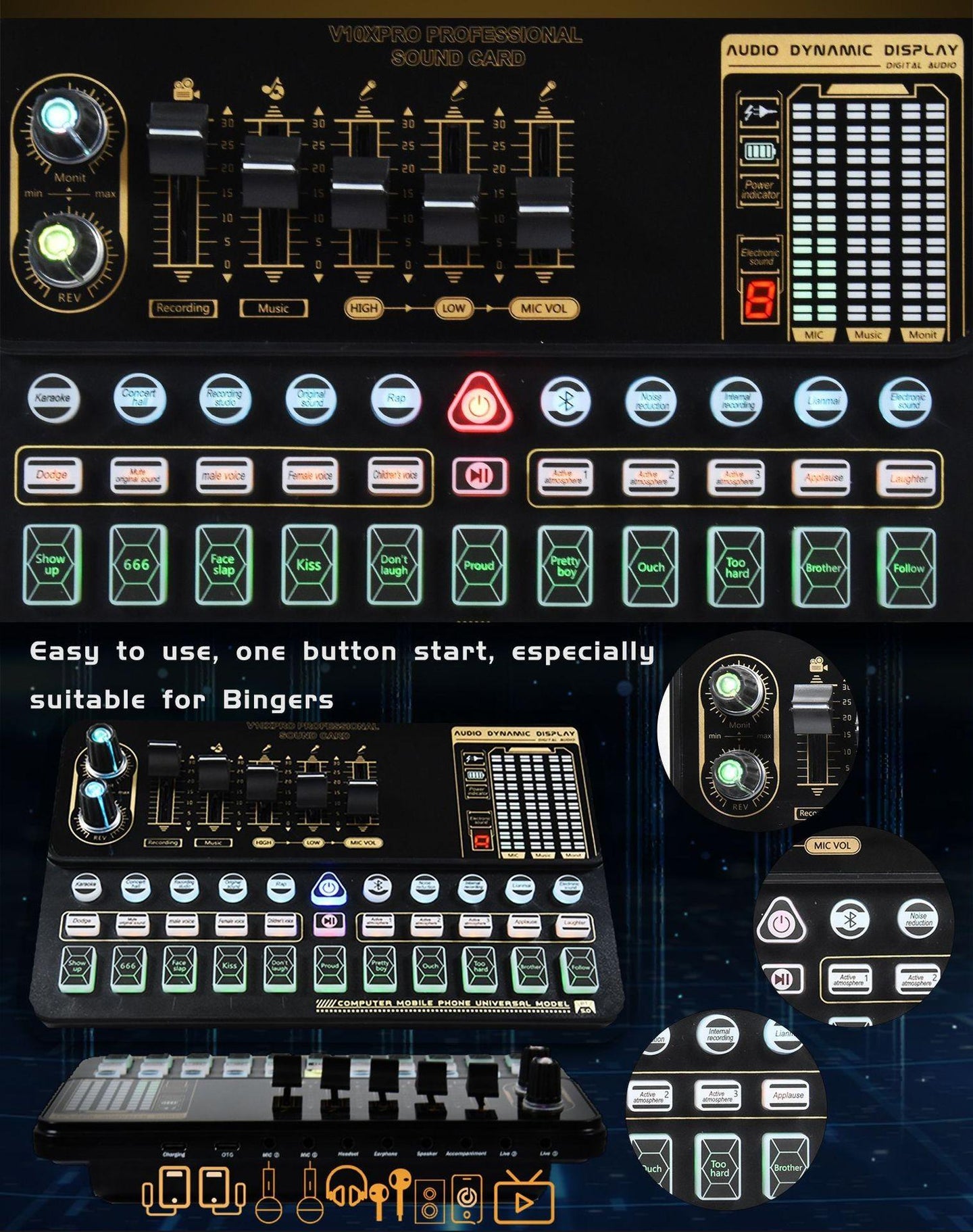 V10 Sound Card Kit