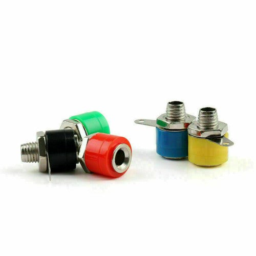 100 Pcs 4mm Banana Socket Jack For Banana Plug Connector New
