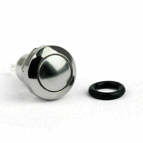 8mm Mini 1NO 2Pin Metal Momentary Push Button Switch 3A/250V Fr Car/Boat/DIY