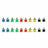 20 Pcs Banana Socket 4mm Jack To Banana Plug Test Equipment Connector