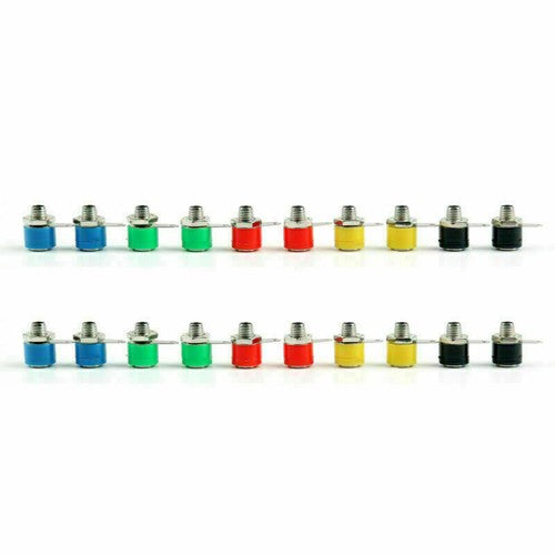 20 Pcs Banana Socket 4mm Jack To Banana Plug Test Equipment Connector