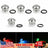 Mini 12mm 12V LED Stainless Steel Momentary Push Button Switch For Car/Boat/ US