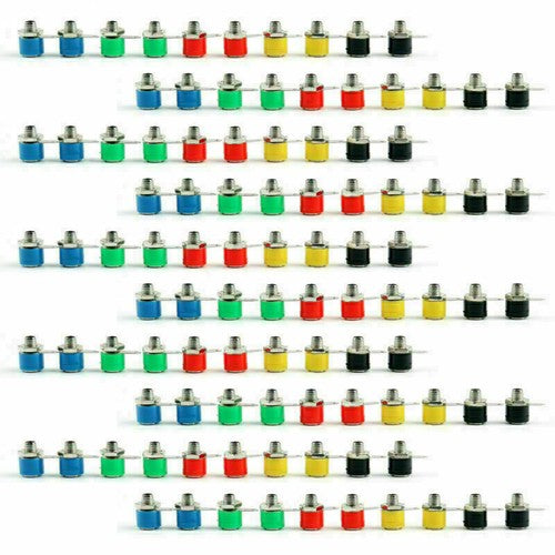 100 Pcs 4mm Banana Socket Jack For Banana Plug Connector New