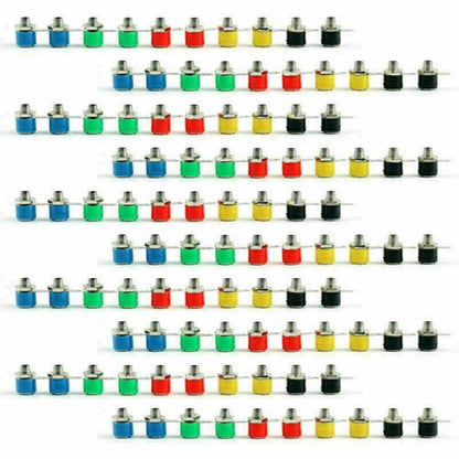 100 Pcs 4mm Banana Socket Jack For Banana Plug Connector New