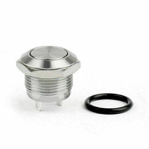 Mini 12mm 12V LED Stainless Steel Momentary Push Button Switch For Car/Boat/ US