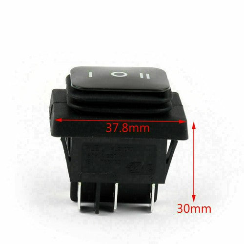 1x RLEIL RL2-203 Waterproof IP65 Car Rocker Switch 6Pin ON-Off-ON 125/250VAC US
