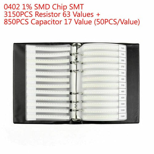 0201 0805 1206 0402 0603 1% SMD SMT Chip Resistor 170 Values Sample Book DIY UE