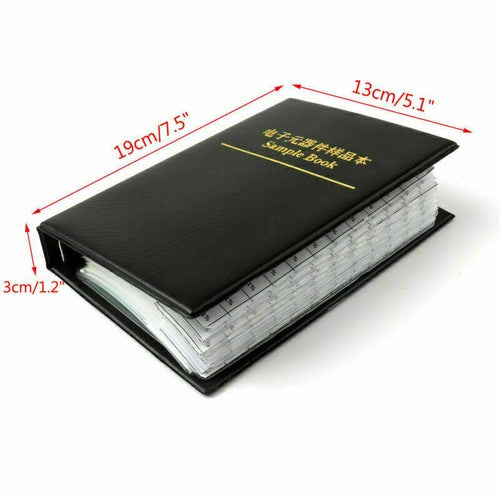 2000x 0603 1% SMD Chip SMT Resistor 63 Values+Capacitor 17 Value Sample Book UE