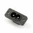 5x IEC320 C7 2 Pin FeMale Power Socket With Switch 2.5A 250V For Boat AC-20A UE
