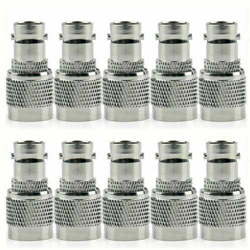 10Pcs Adapter BNC Female Jack To TNC Male Plug RF Connector Straight F/M   B5