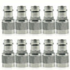 10Pcs Adapter BNC Female Jack To TNC Male Plug RF Connector Straight F/M   B5