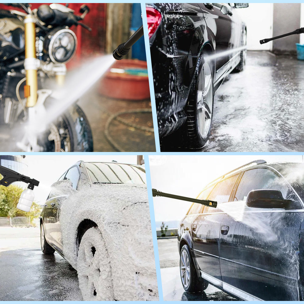 3000 PSI 2.6 GPM Electric Pressure Washer with Hose Reel & Foam Cannon for Cars, Decks, Patios & Driveways