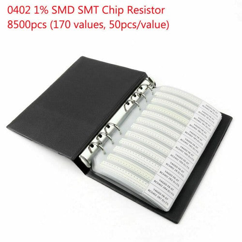 0201 0805 1206 0402 0603 1% SMD SMT Chip Resistor 170 Values Sample Book DIY UE