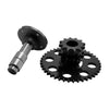Drive Chain Cluster Sprocket Set D76529 D124607 D64175 Replacement for Case Skid Steer 1845C Loader