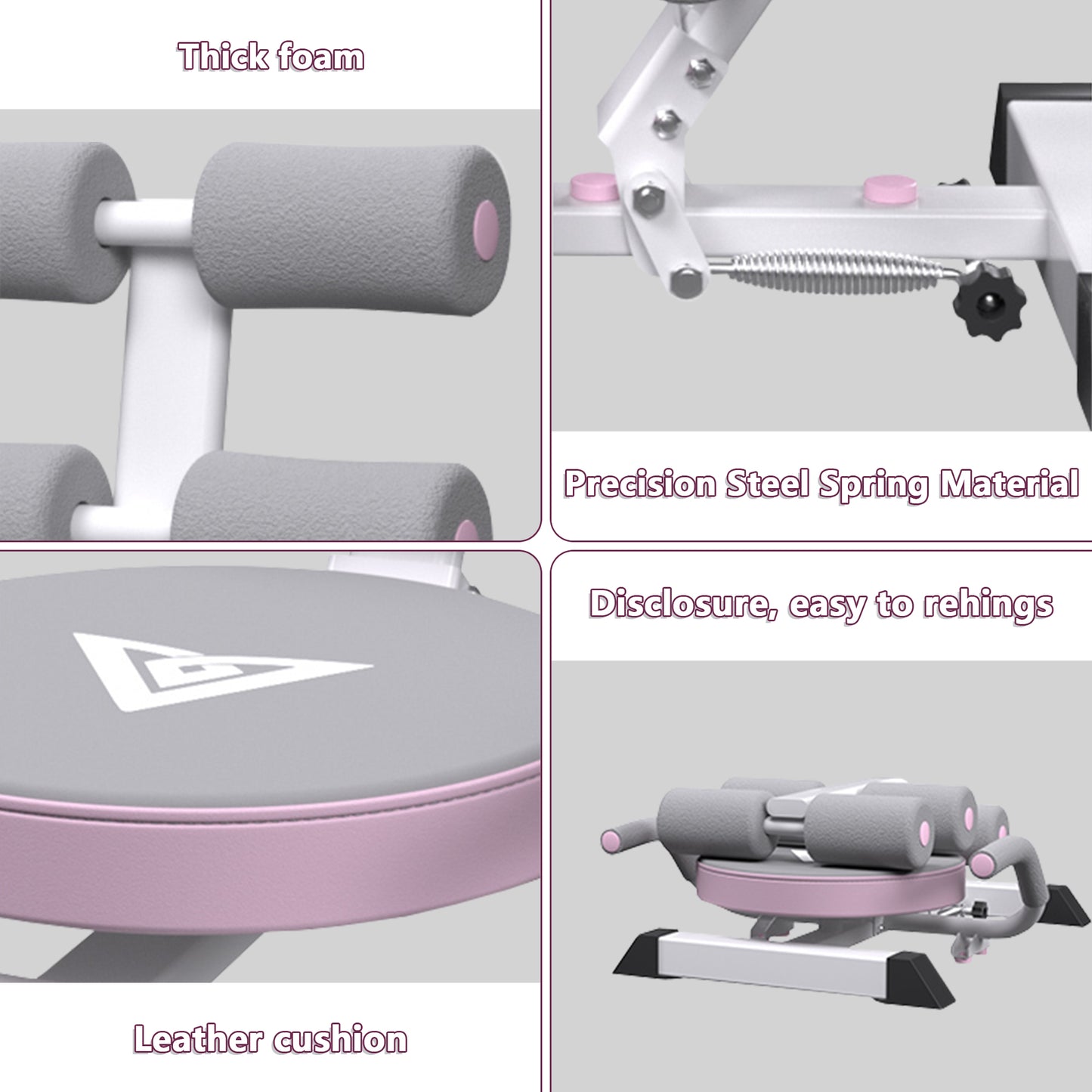 Ab Machine Sit Up Bench Abs Exerciser EquipmentAbdominal Portable Workout Crunch Core Fitness Workout Gym Fitness Machine (Copy)