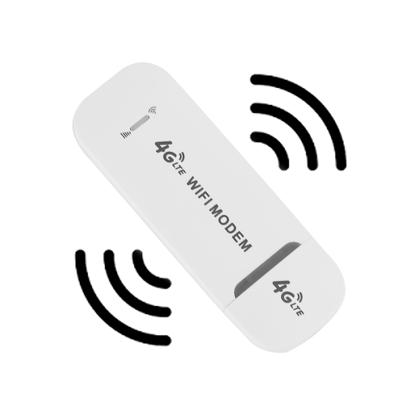 4G LTE Wireless Router WiFi Mobile Broadband Modem USB Dongle Unlocked White