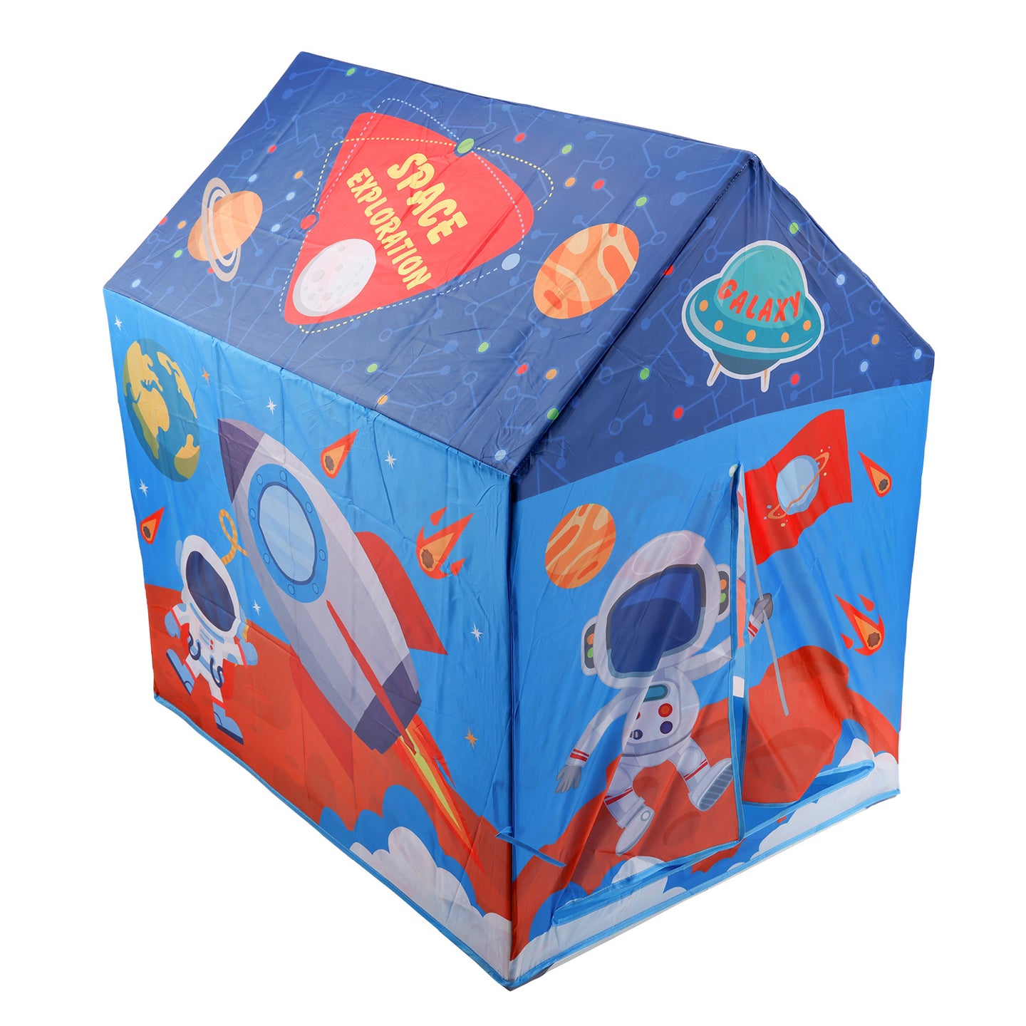 Rocket Ship Kids Play Tent for Toddlers, Boys & Girls, Large Indoor Outdoor Space Themed Playhouse & Toy House