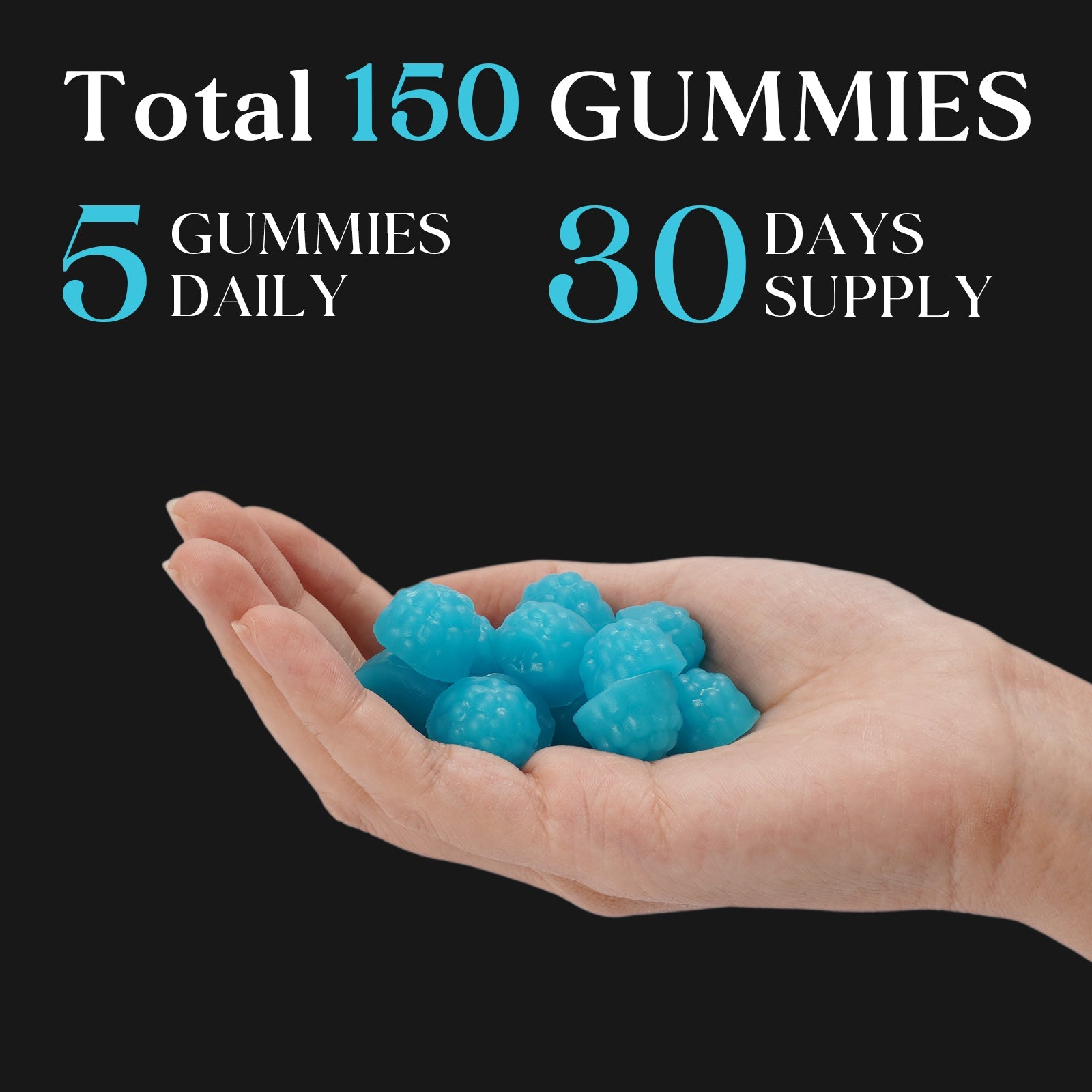 Topteng  Blueberry-flavored Creatine Monohydrate Gummies