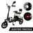 Black Foldable Electric Trike with 350W Motor & 70km Range