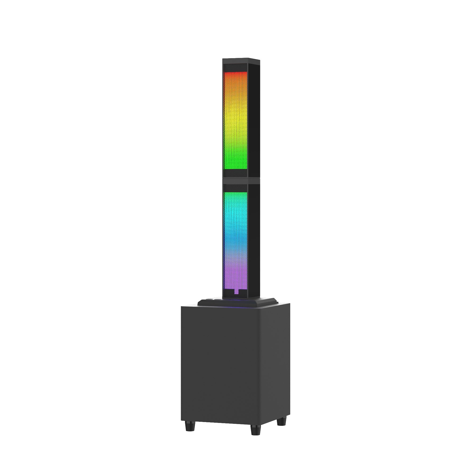 2.1 Bluetooth Speaker System – RGB Detachable TWS Wireless Subwoofer for Home Theater & Karaoke