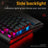 K1000 Mechanical Keyboard Wired 104-key Red Switches Customized Mute Keyboard