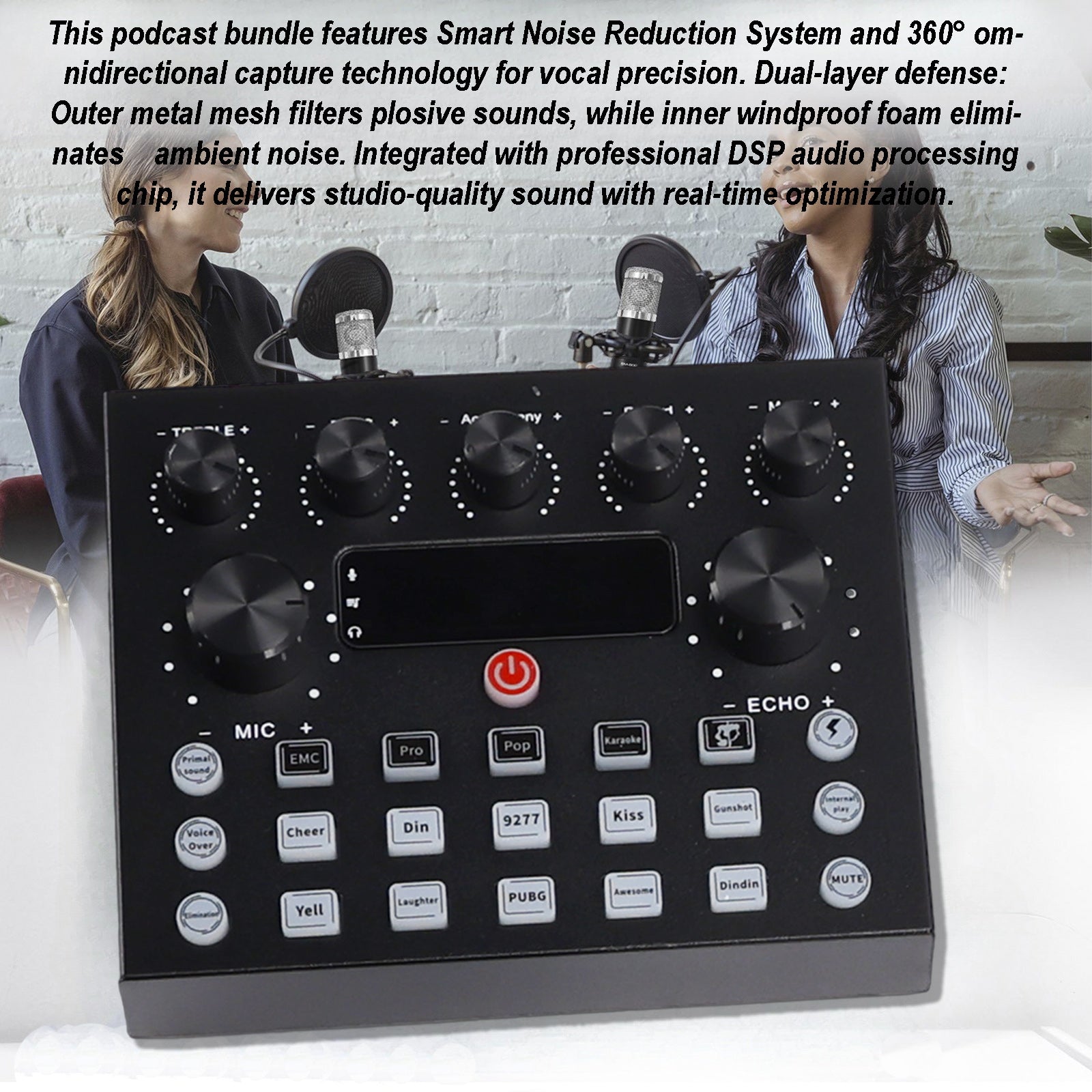 V8s Sound Card Live Sound Card Set BM800 Studio Condenser Microphone Perfect