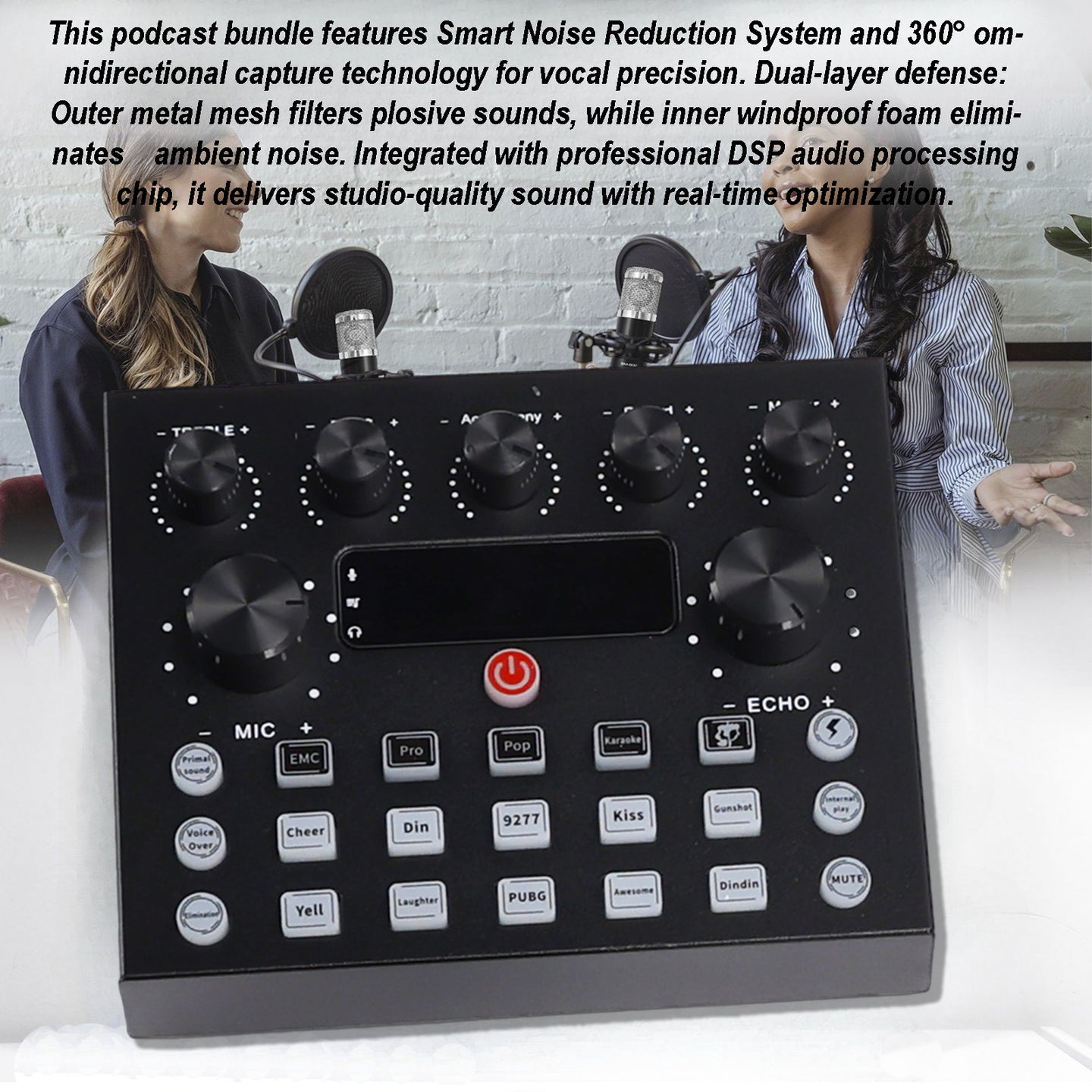 V8s Sound Card Live Sound Card Set BM800 Studio Condenser Microphone Perfect