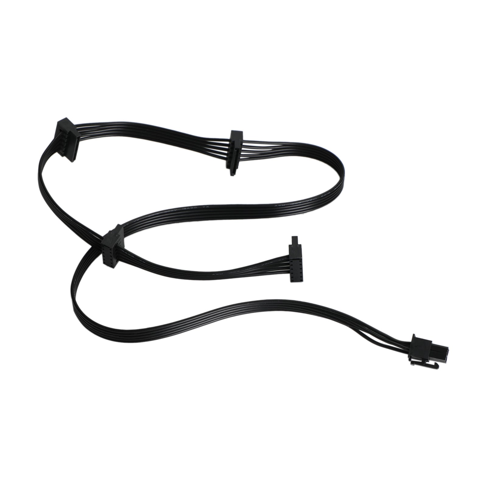 1 PC Cable PCIe GPU 6 Pin to 4 SATA Power Cable PSU fit for Corsair RM1000X