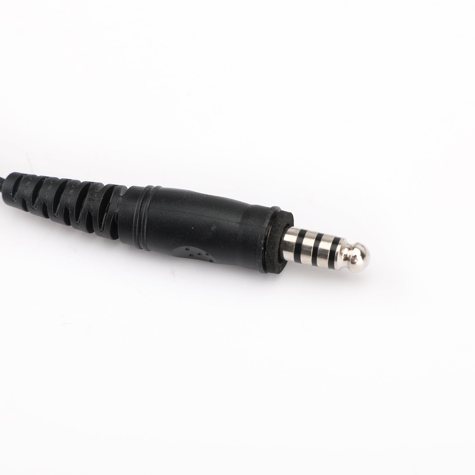4PCS Adjustable Tactical Throat Mic Headset For Walkie Talkie 7.1mm Plug PTT