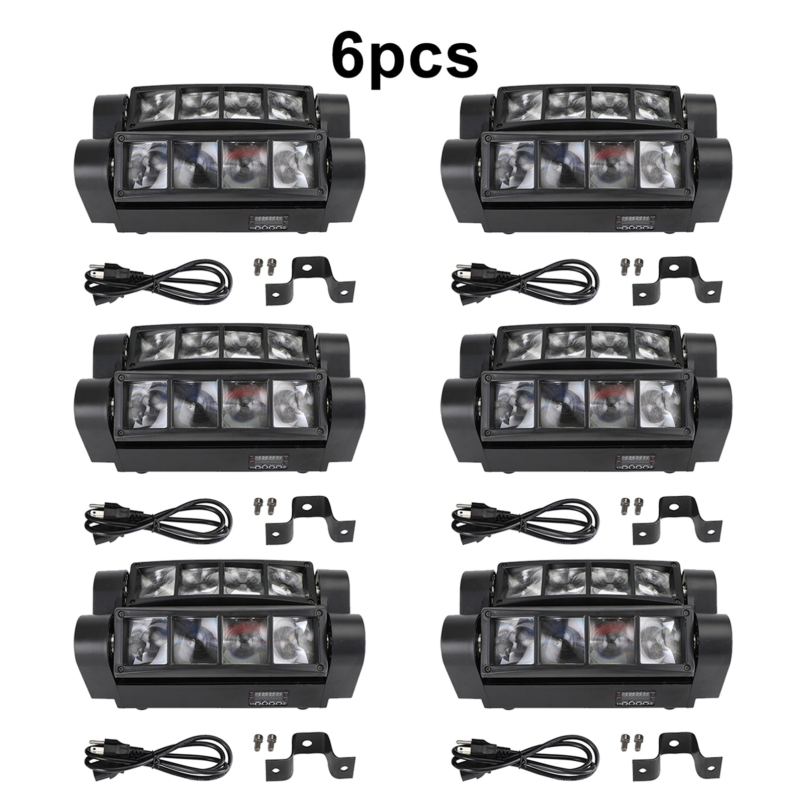 1/2/4/6/8 Pcs Beam Zoom Moving Head Stage Lighting Beam DMX Party DJ Lighting (Copy)