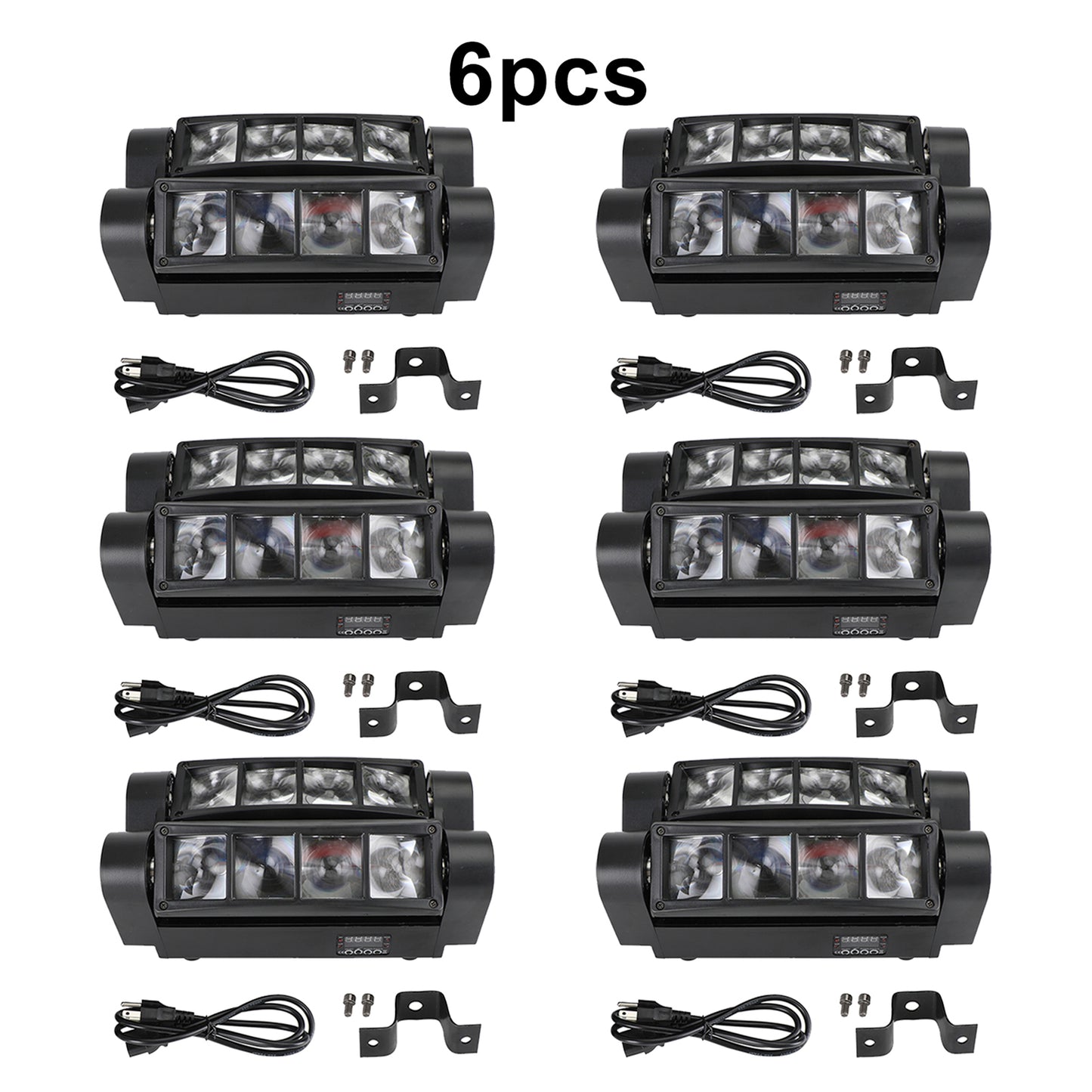 1/2/4/6/8 Pcs Beam Zoom Moving Head Stage Lighting Beam DMX Party DJ Lighting