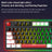 104Key Wired Mechanical Linear Switch Gaming Keyboard Hot-Swappable Customizable