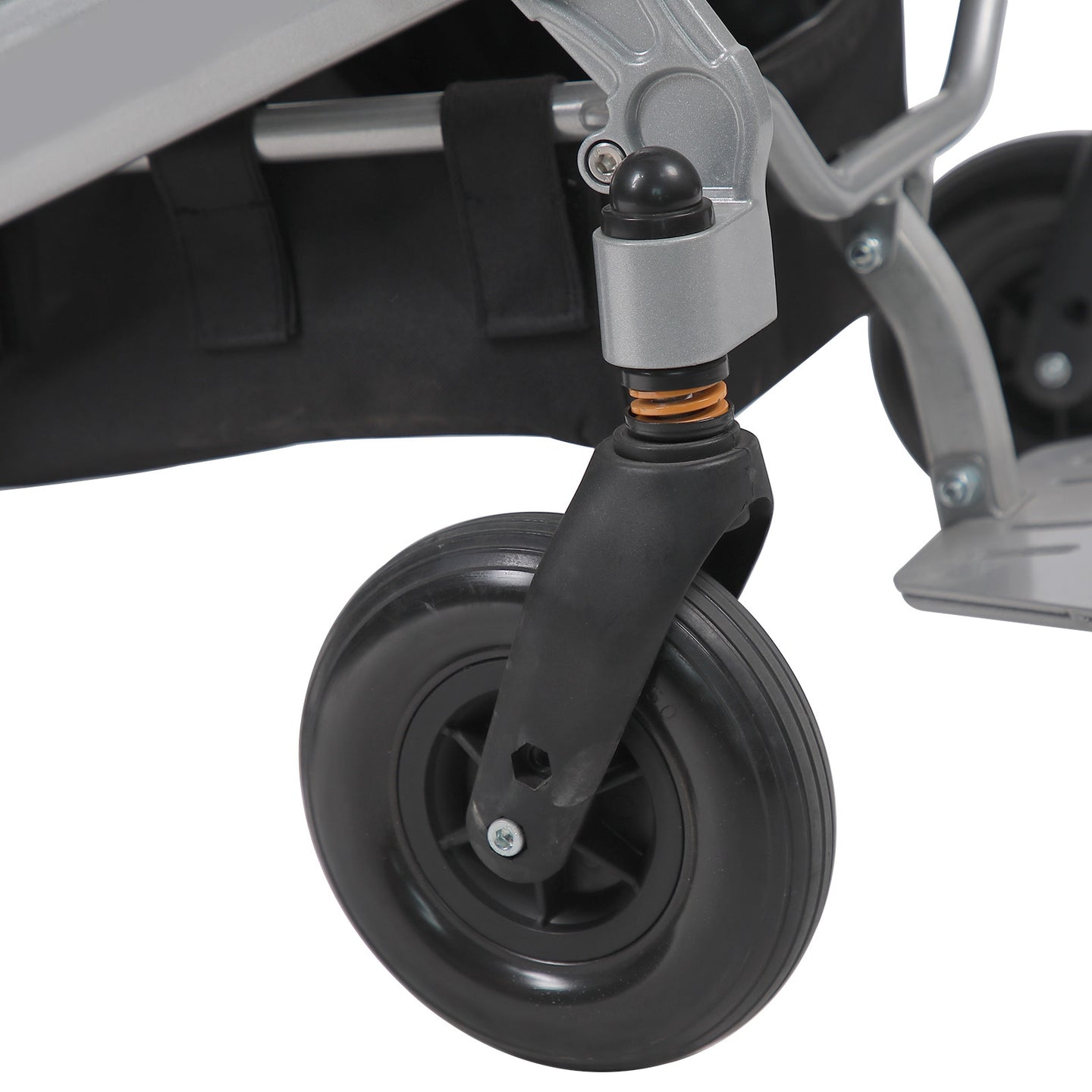 Lightweight 220 lbs All-Terrain Folding Electric Wheelchair, Airline Approved with 10 Mile Range for Adults & Seniors