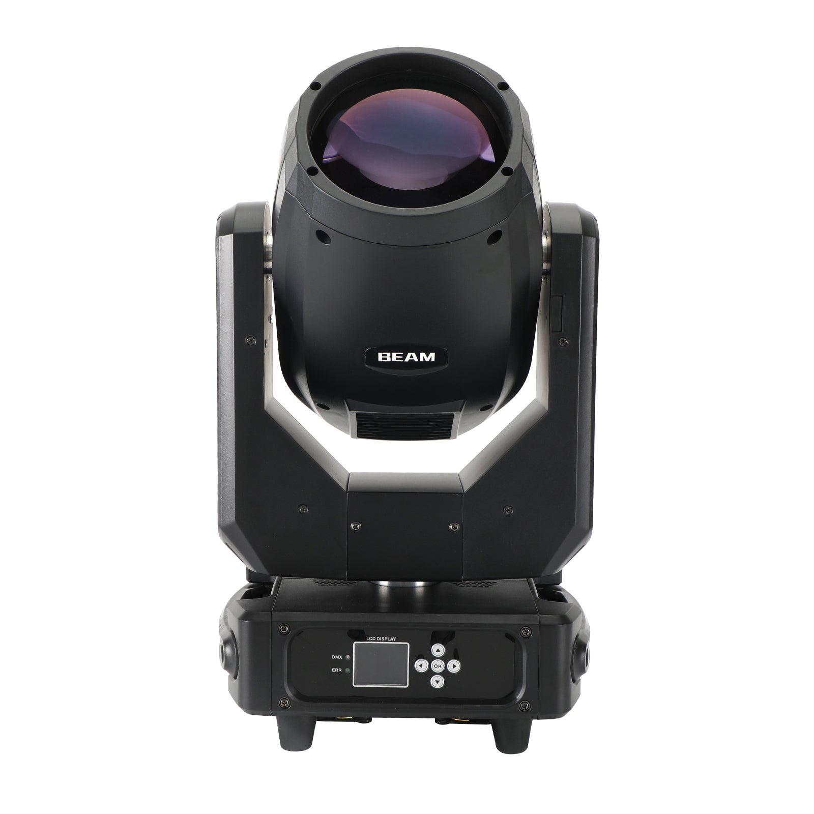 250W 8R Moving Head Stage Light – RGBW 3-in-1 Beam Spot Wash with Double Prism & Gobo for DJ Disco Party