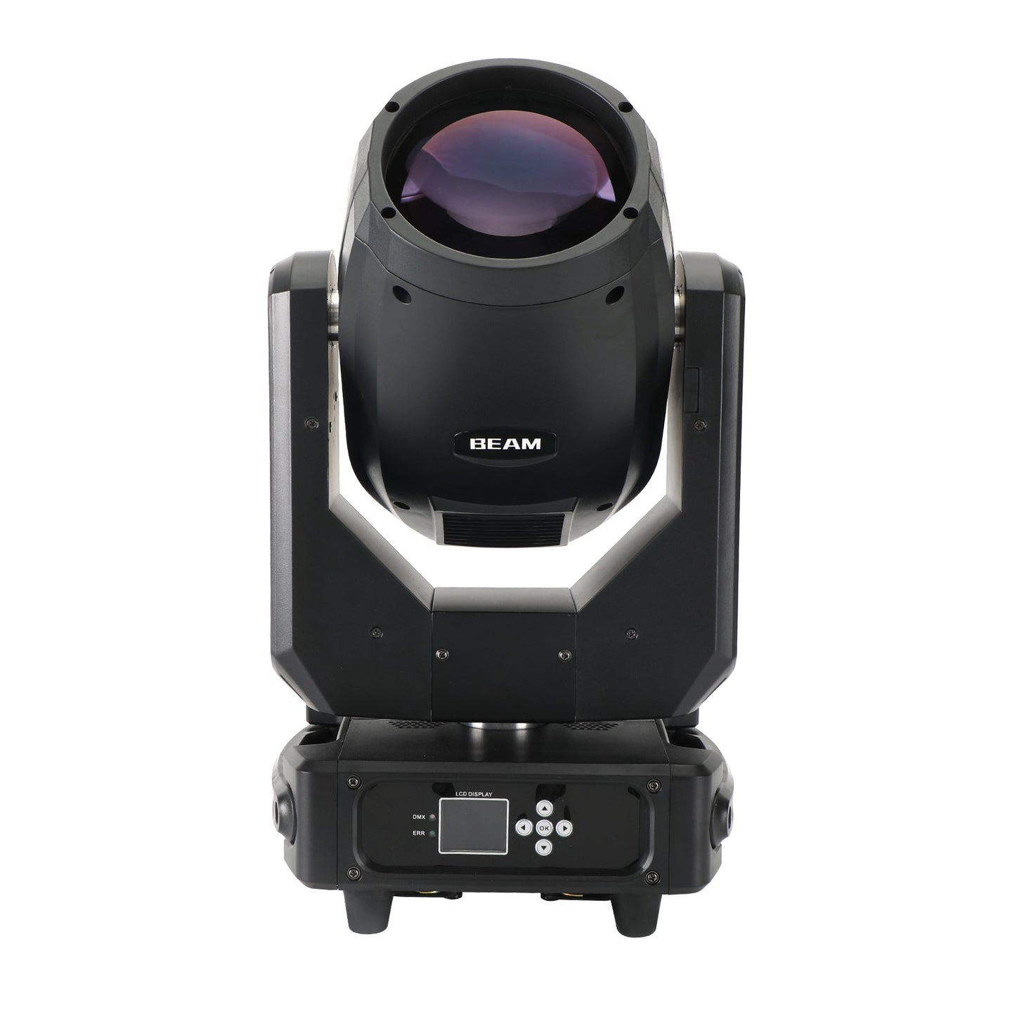 250W 8R Moving Head Stage Light – RGBW 3-in-1 Beam Spot Wash with Double Prism & Gobo for DJ Disco Party
