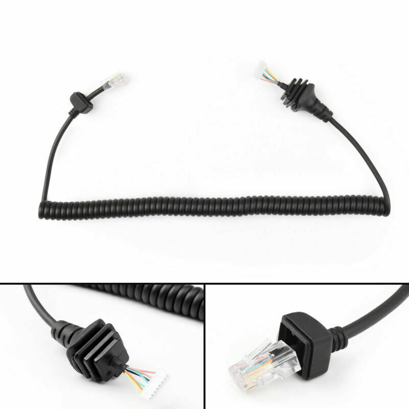 Mic 2720 IC-7000 4Pc Line Microphone IC-2200H 2820H! Cable For HM-152 ICOM Radio