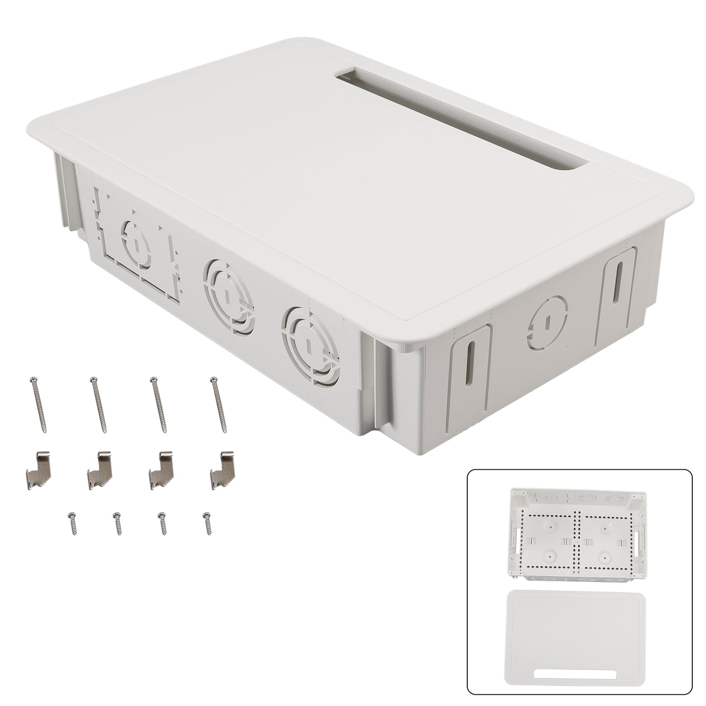 9 Inch In-Wall Enclosure for TVs and Media Devices Electrical and Storage Box